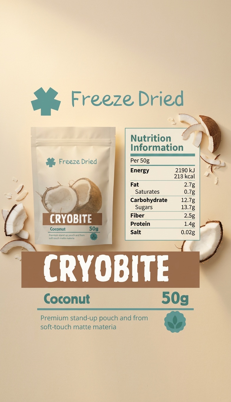 Freeze-Dried Coconut Bites | Keto Snow